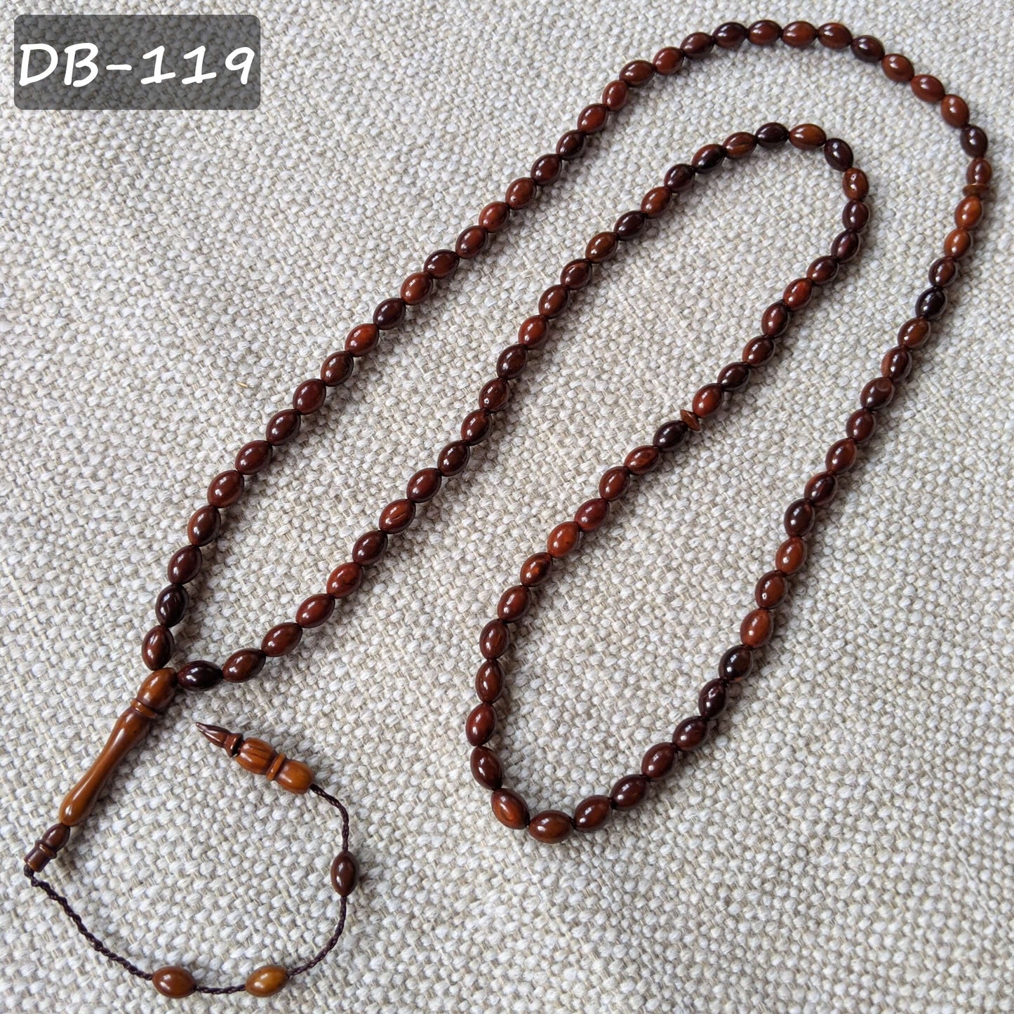 Tasbih Kayu Koka 99s (6*9mm) DB-119