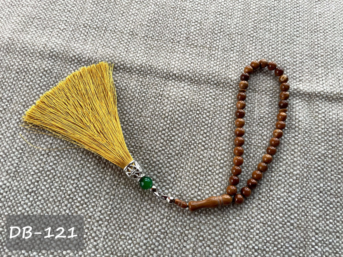 Tasbih Koka 7mm x 33 w/Gold Tassel (DB-121)