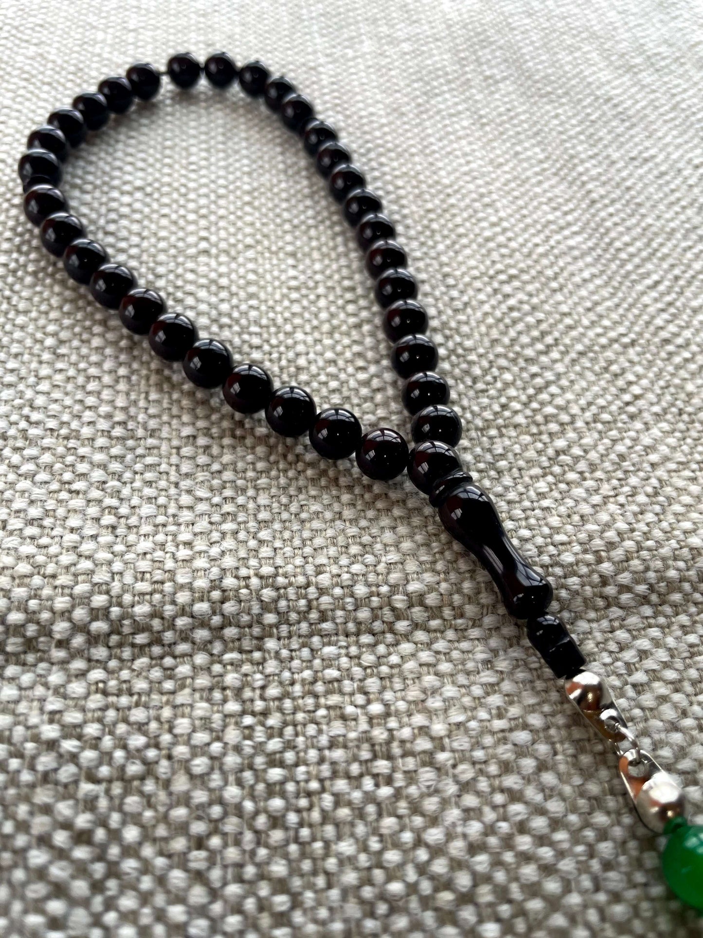 Tasbih Koka 8mm x 33 w/Green Tassel (DB-125)
