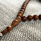 Tasbih Koka 8mm x 33 w/Maroon Tassel (DB-122)
